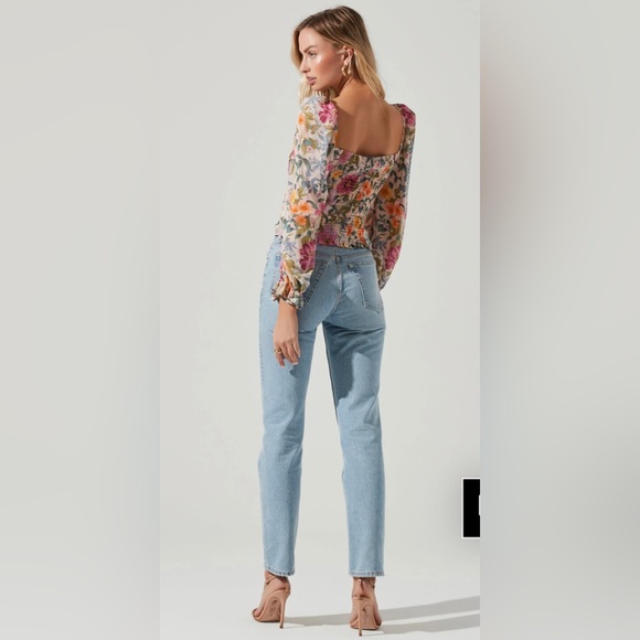 ASTR THE LABEL TONINA FLORAL PUFF SLEEVE TOP
COLOR: TAUPE FUCHSIA MLT FLCOLOR - Picture 3 of 6